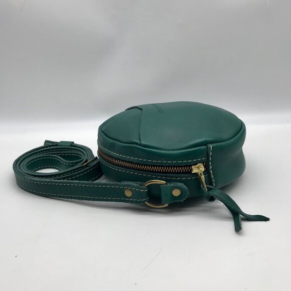 Portland Leather Goods Peacock Circle Crossbody Bag - Picture 3 of 10